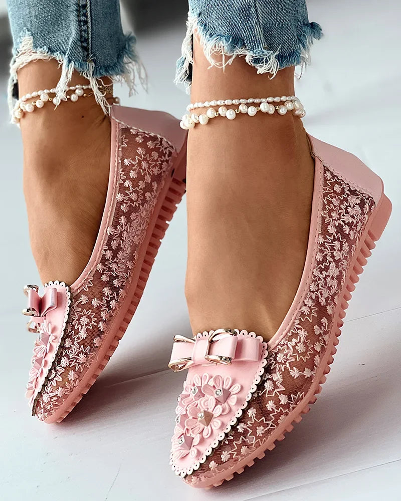 RAFFAELLA | Elegantes Bailarinas Ortopédicas con Soporte para el Alivio del Dolor y Diseño Romántico para Cada Día