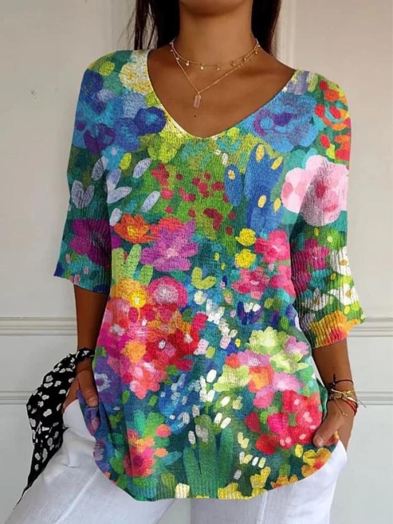 Claudia | Top con Estampado de Flores