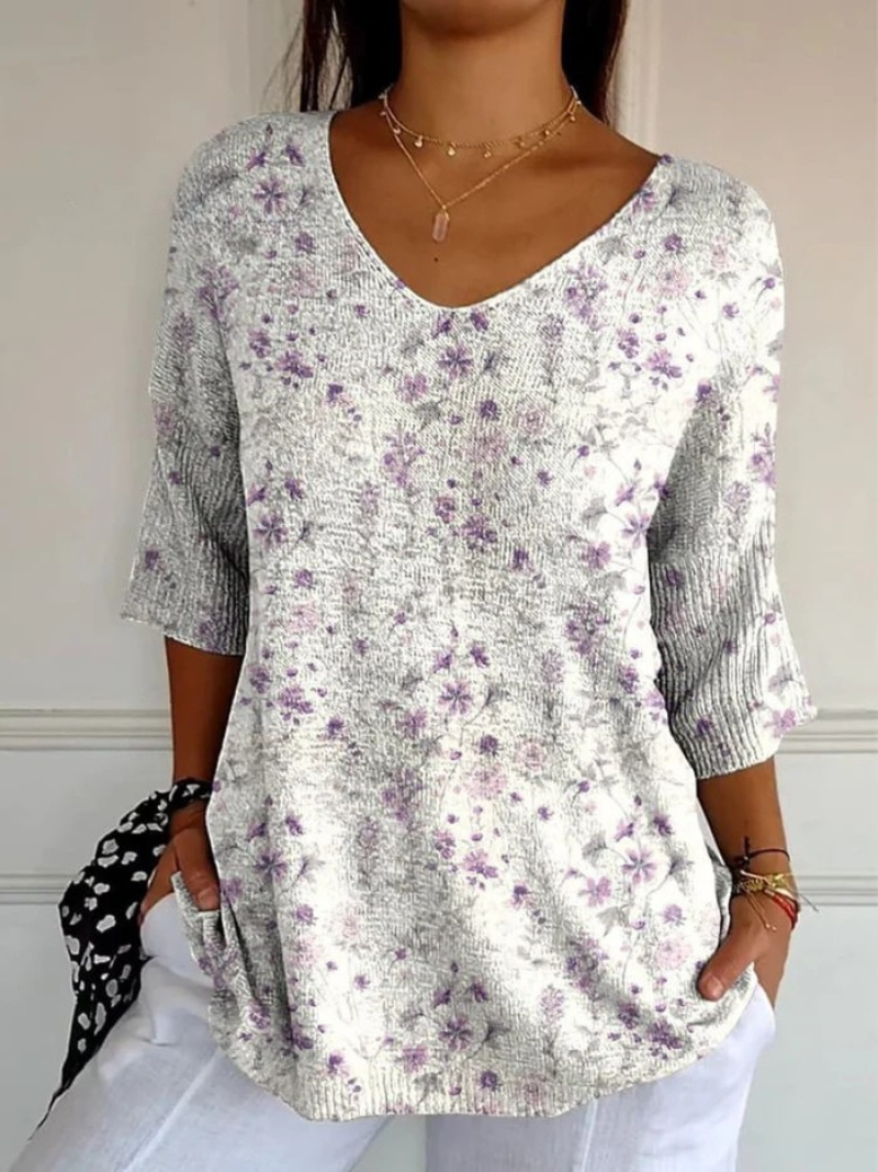 Danielle | Top con Patrón de Flores