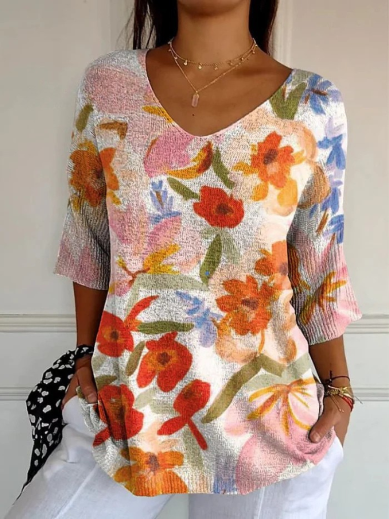 Petra | Top con Estampado de Flores