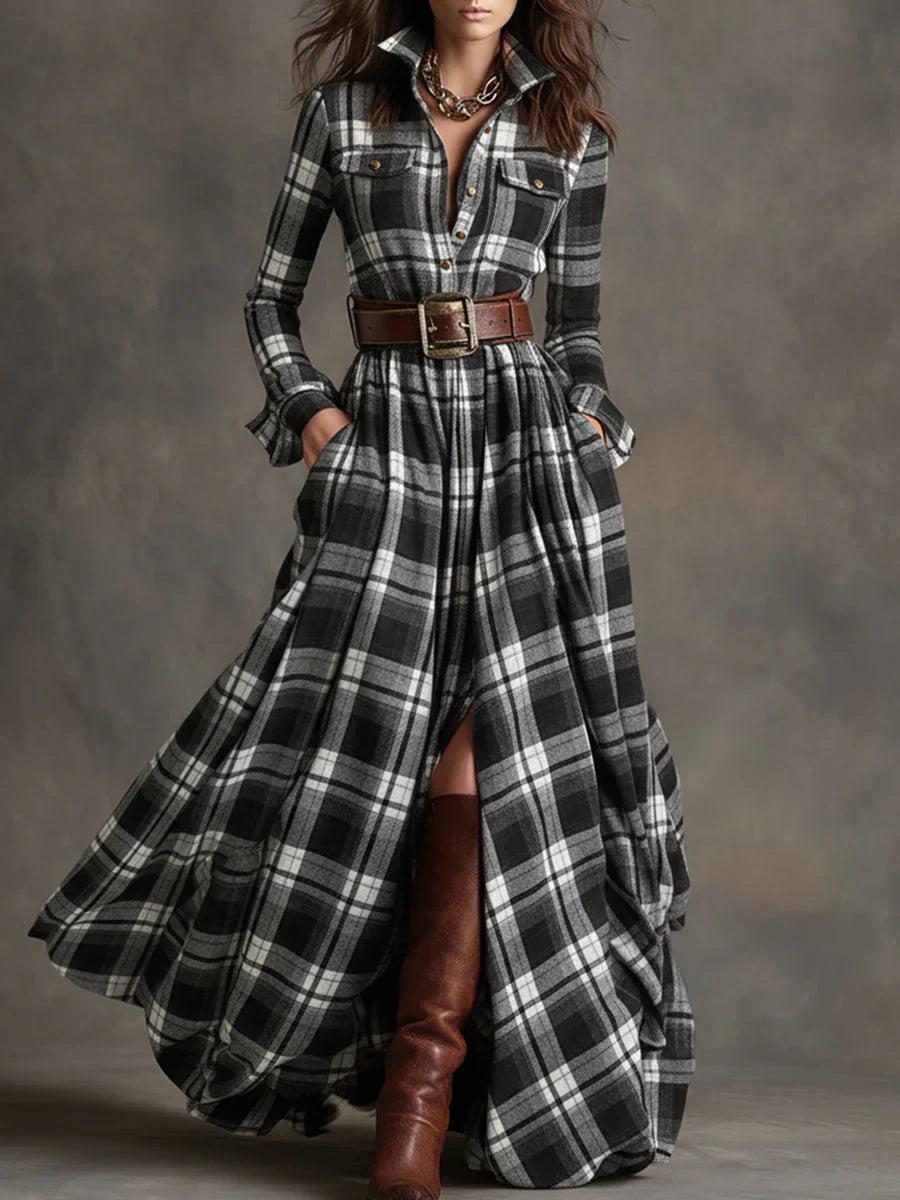 Scarlett™ | Vestido Camisero con Cinturón
