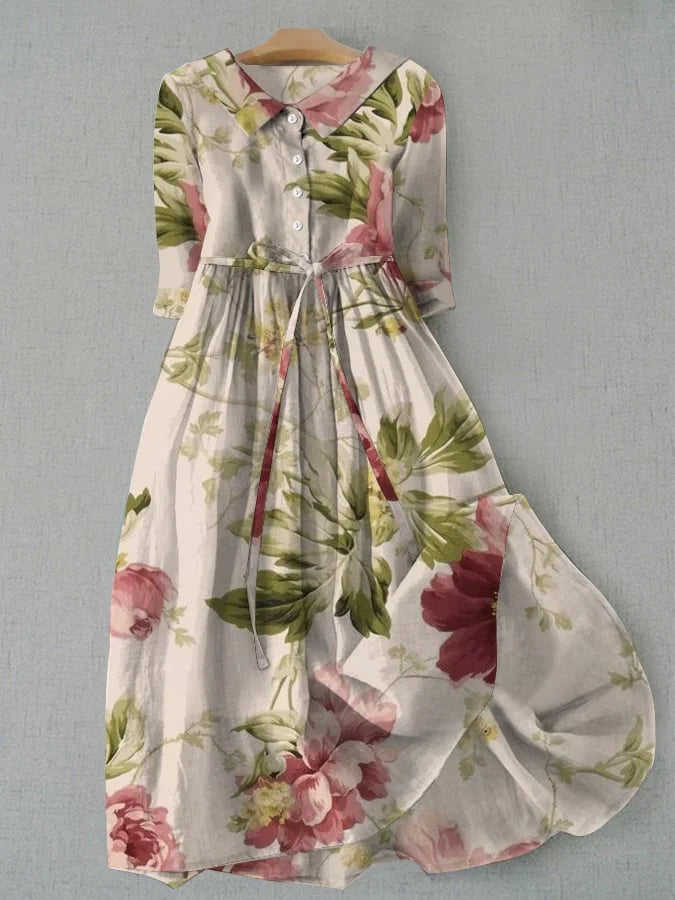 Vivienne | Vestido de flores clásico y elegante