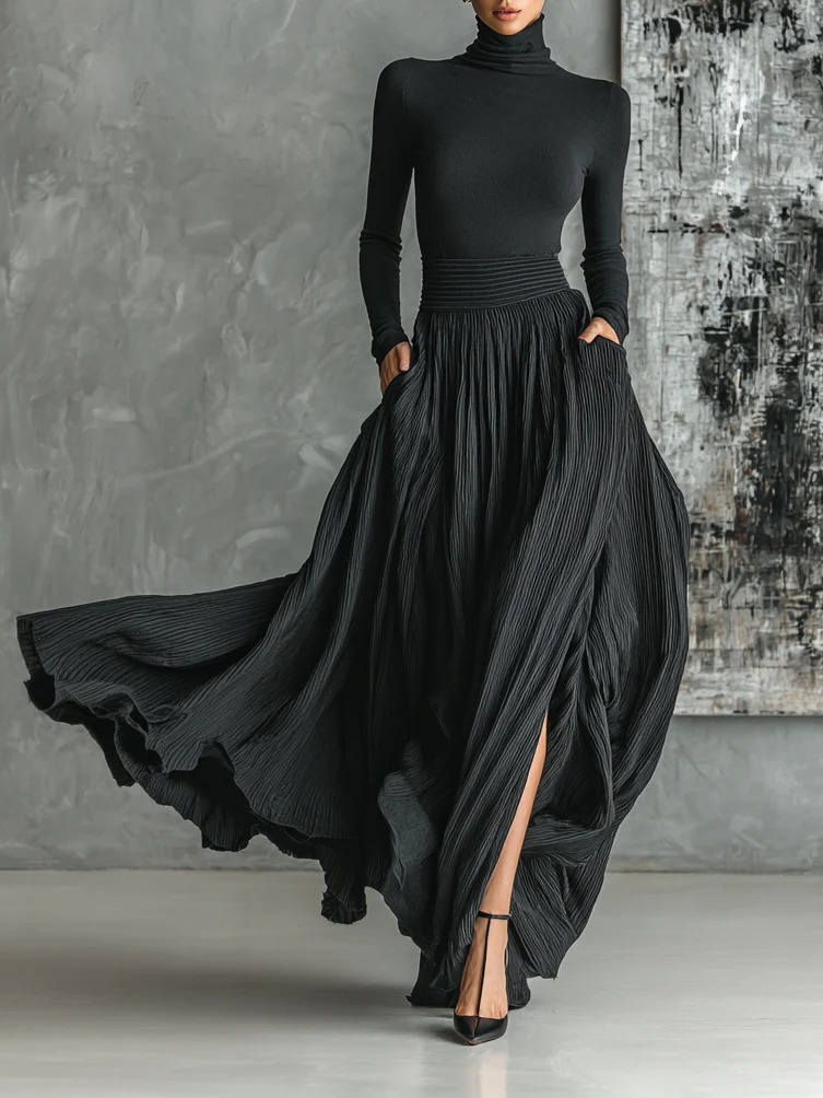 Eva™ || Elegante conjunto con falda plisada
