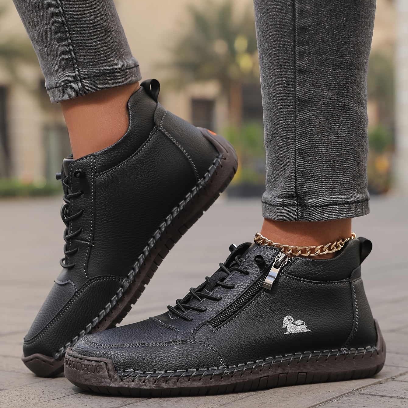 Mila – Zapatillas ortopédicas cómodas + Cremallera