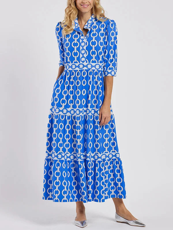 Juliette | Vestido Midi con Detalle de Cadena