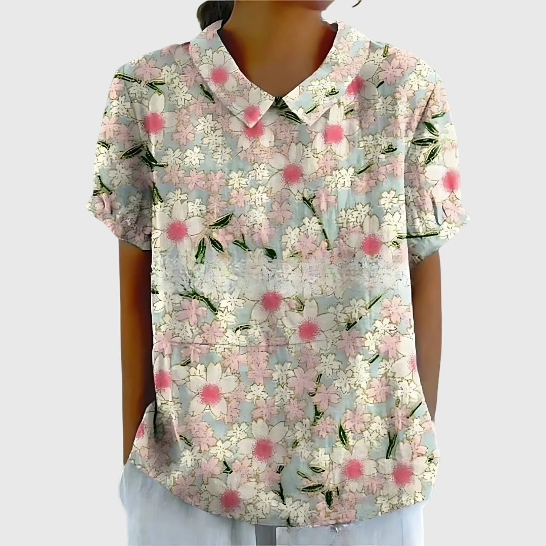Jenna™ | Blusa con Estampado de Flores