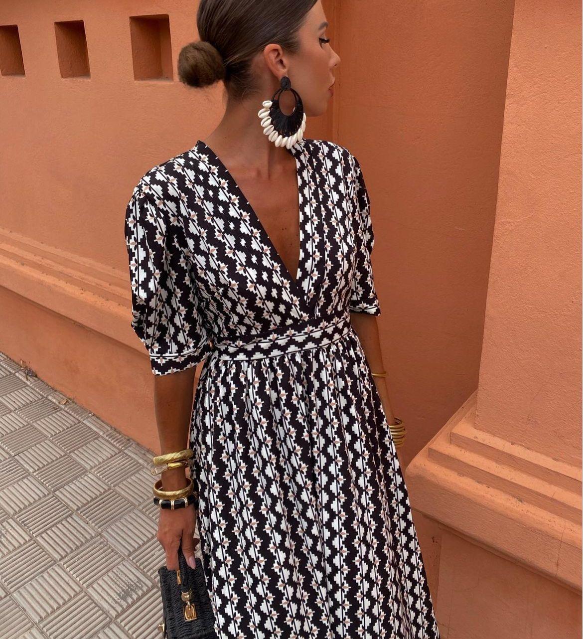 Enrika™ | Vestido de Verano con Estampado Étnico