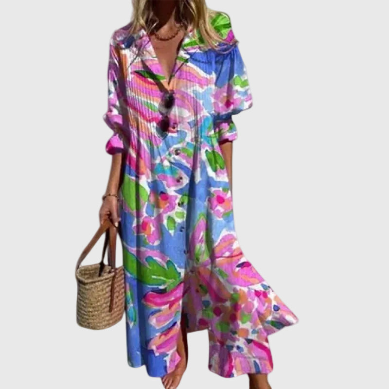 Zariah | Vestido Maxi Bohemio Elegante