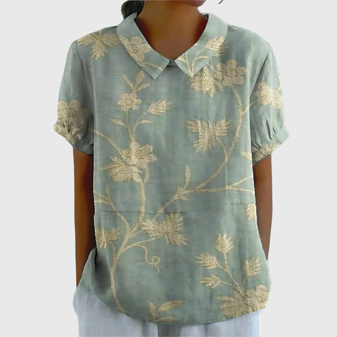 Jenna™ | Blusa con Estampado de Flores