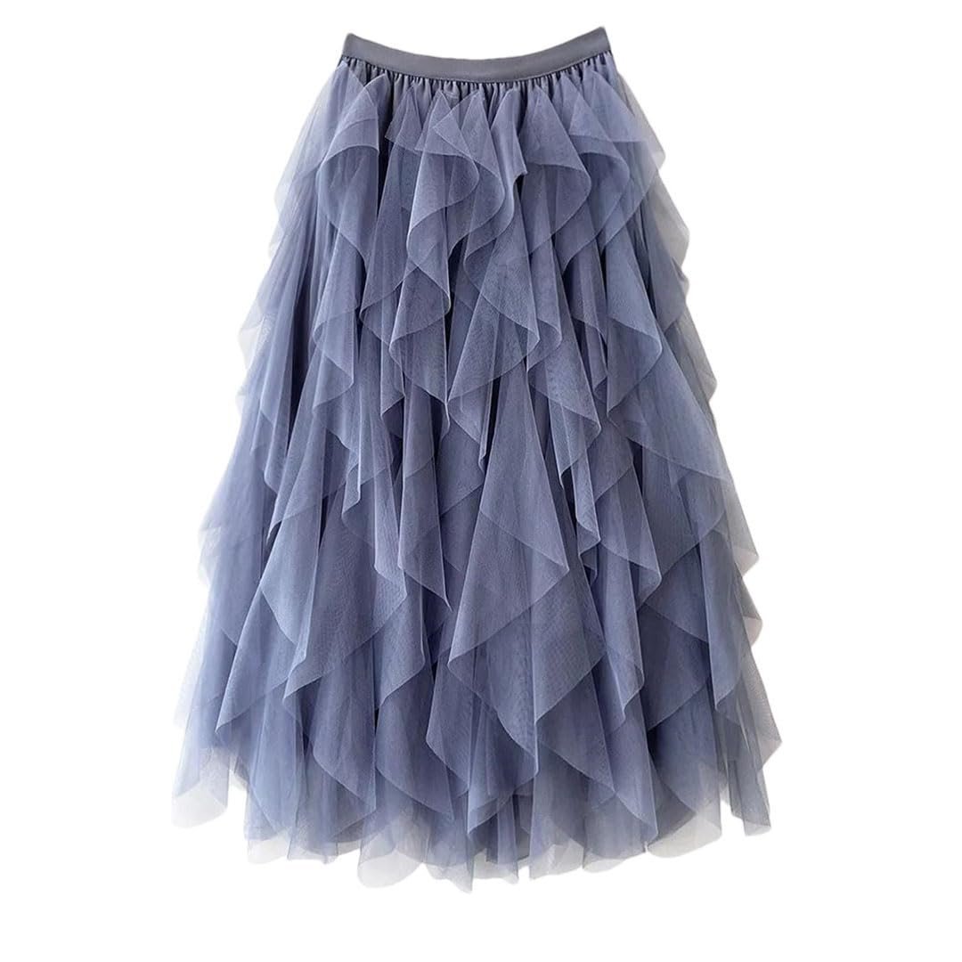 Iserelle | Falda de Malla Irregular