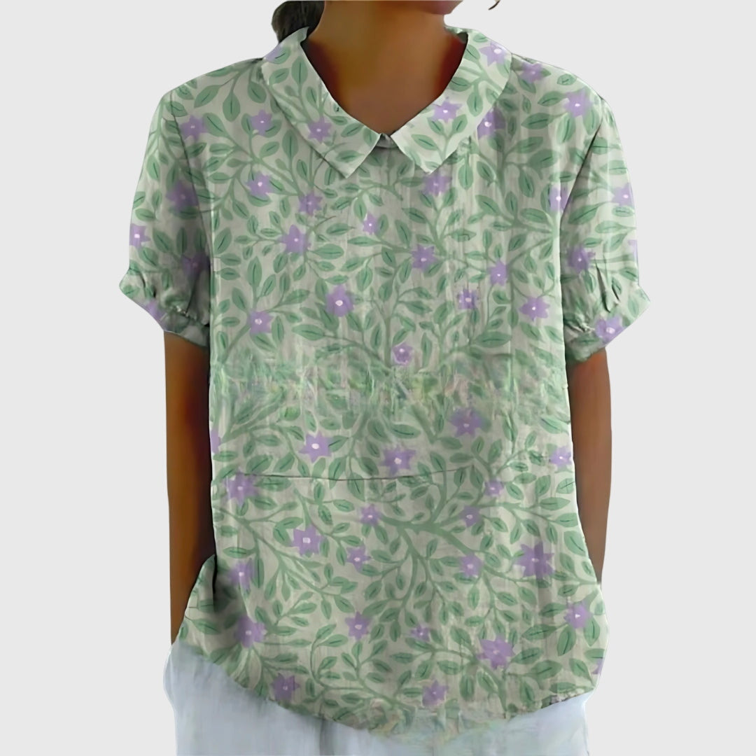 Jenna™ | Blusa con Estampado de Flores