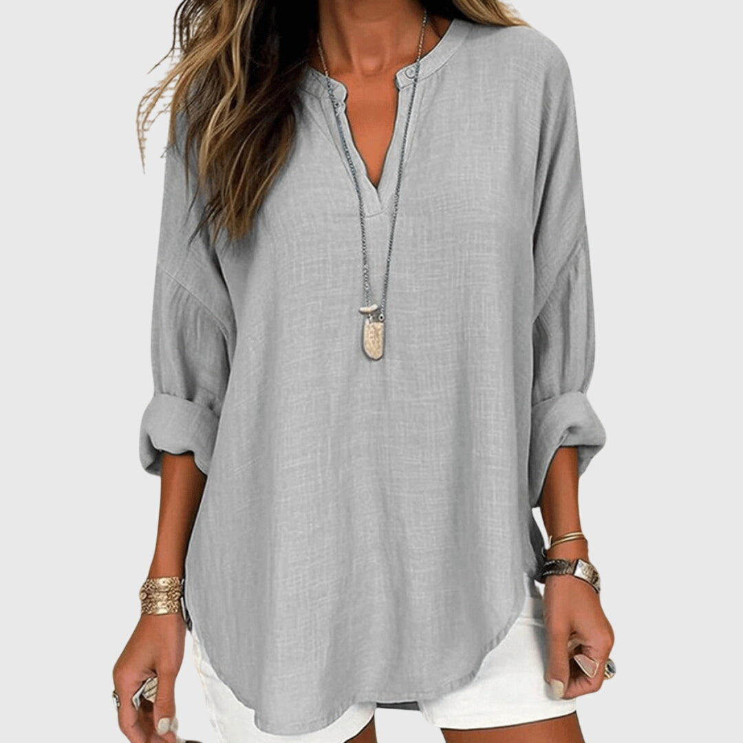 Lenara | Camisa de Playa Elegante y Fluida