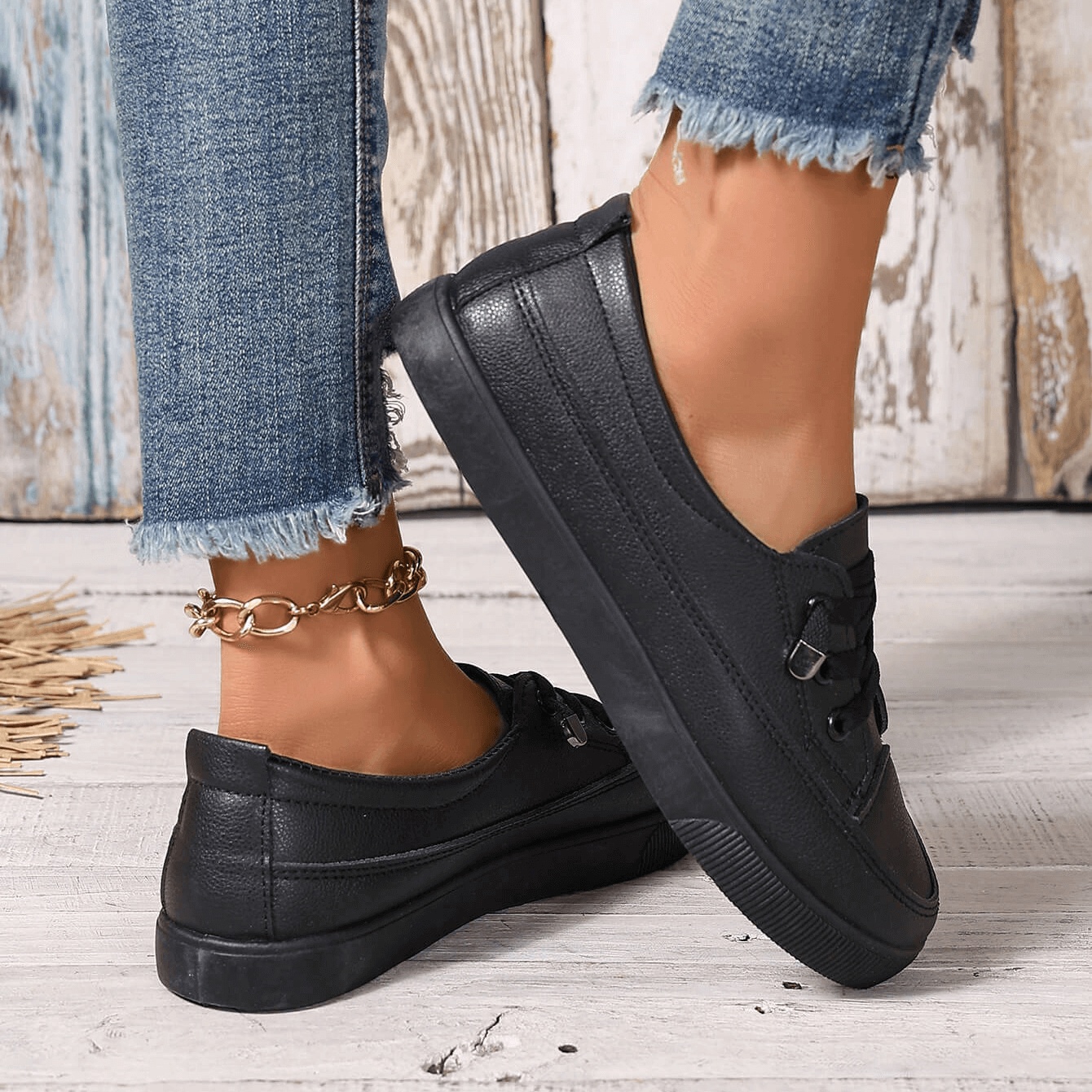 Nora - Zapatos ortopédicos con cordones