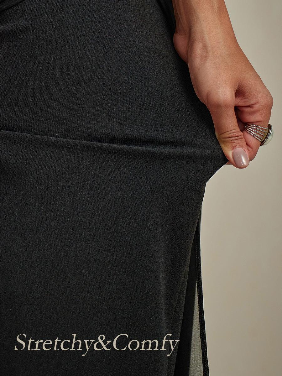 Fluressa | Pantalones de Fluidez con Dobladillo Rendido