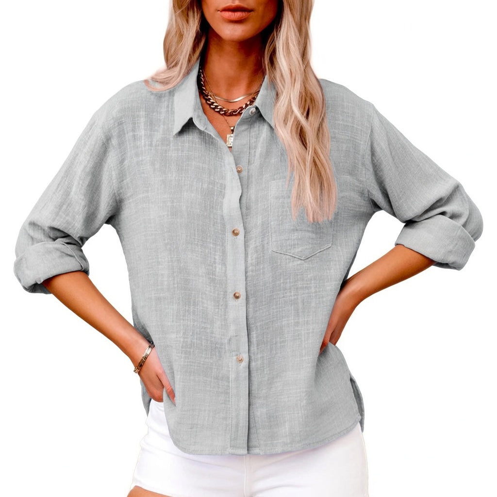Romane™ — Blusa de algodón elegante con un estilo atemporal