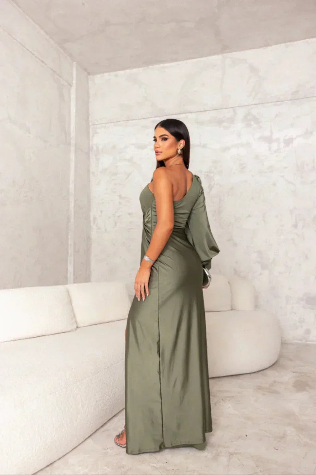 Estella™ - Vestido de Noche de Una Manga