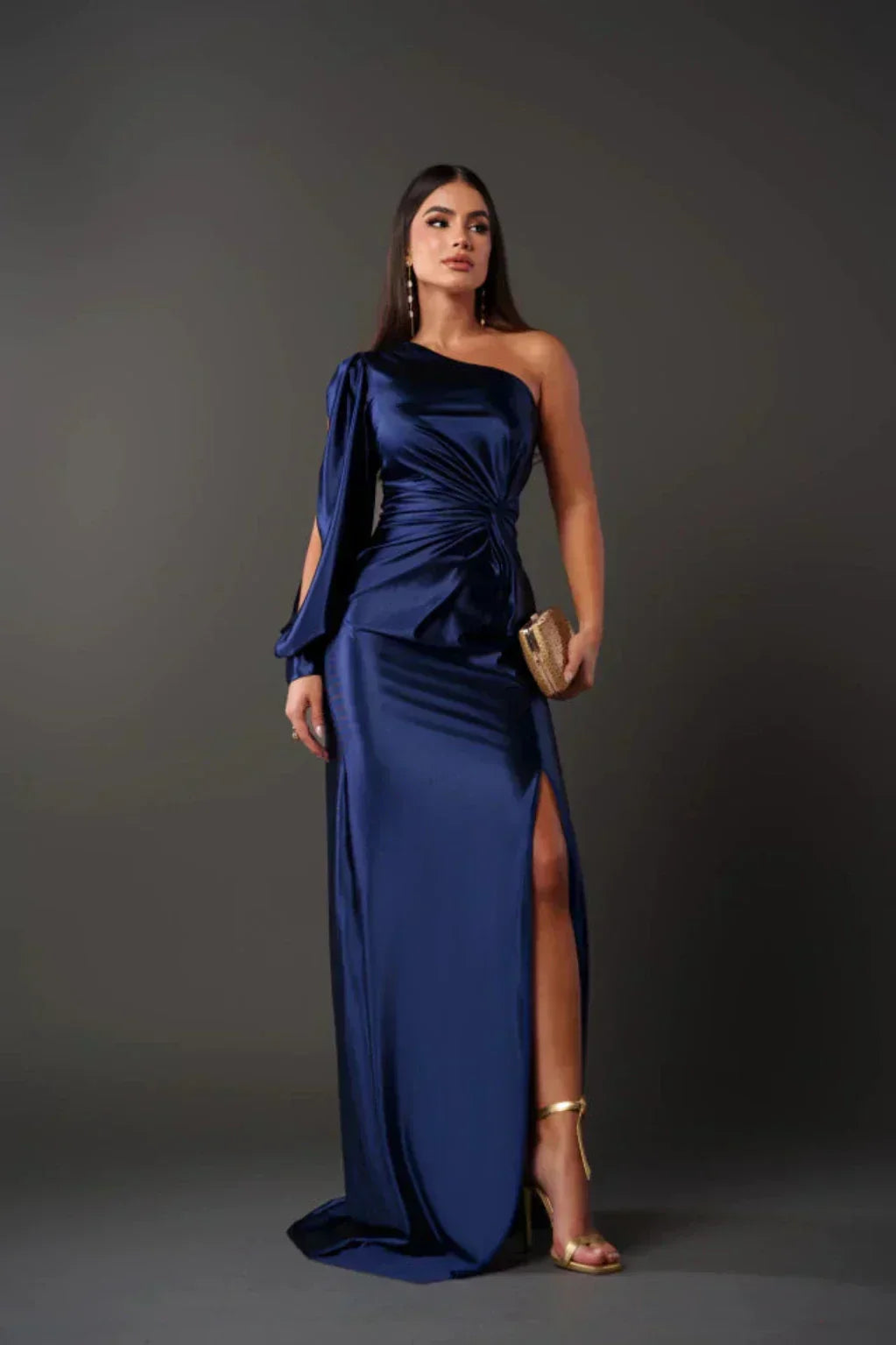 Estella™ - Vestido de Noche de Una Manga