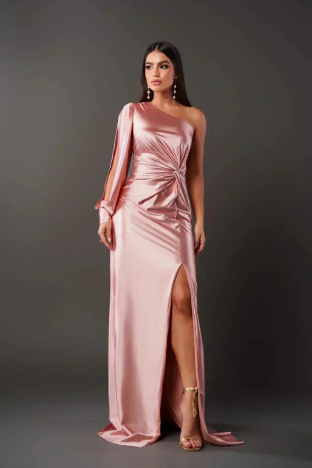 Estella™ - Vestido de Noche de Una Manga