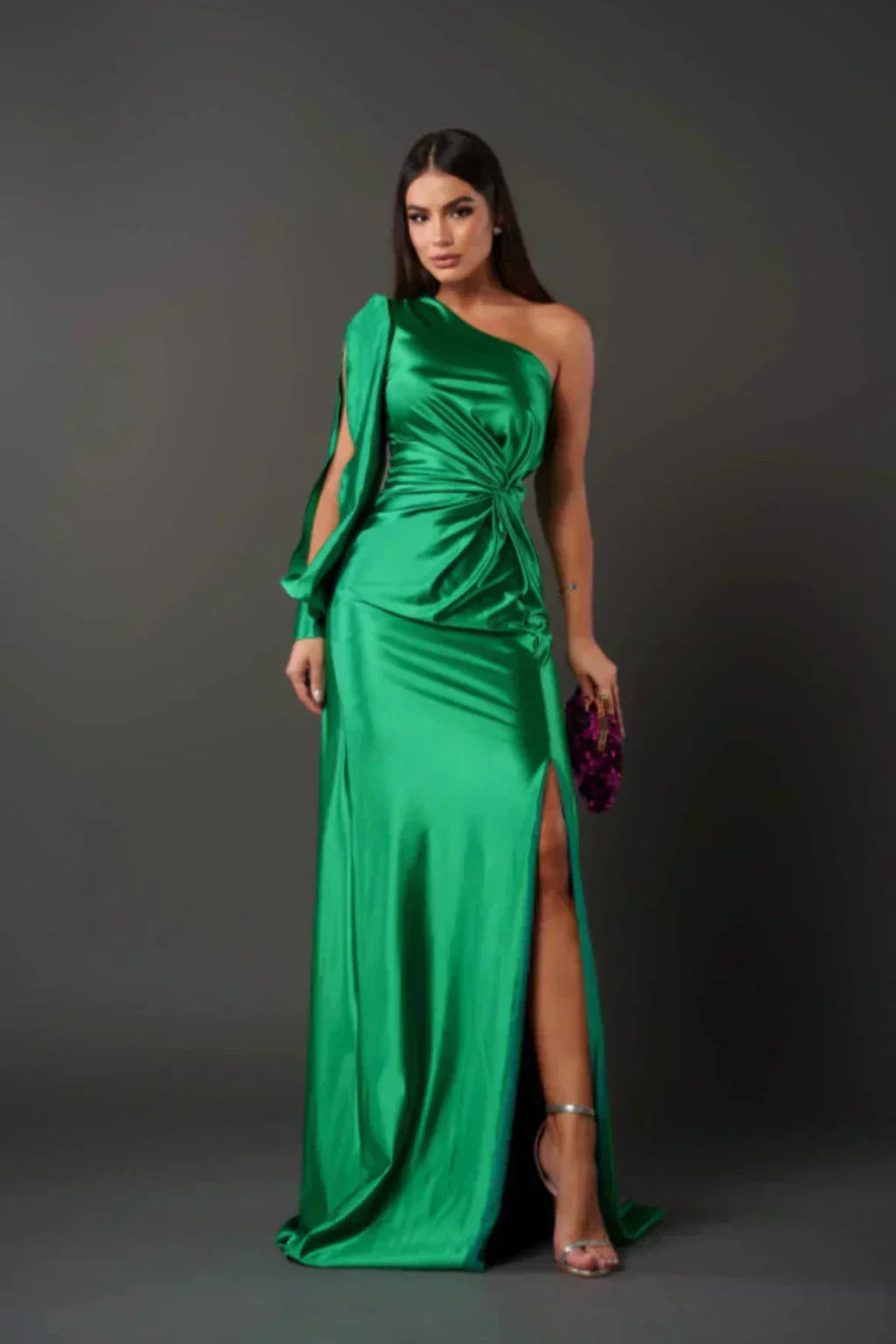 Estella™ - Vestido de Noche de Una Manga