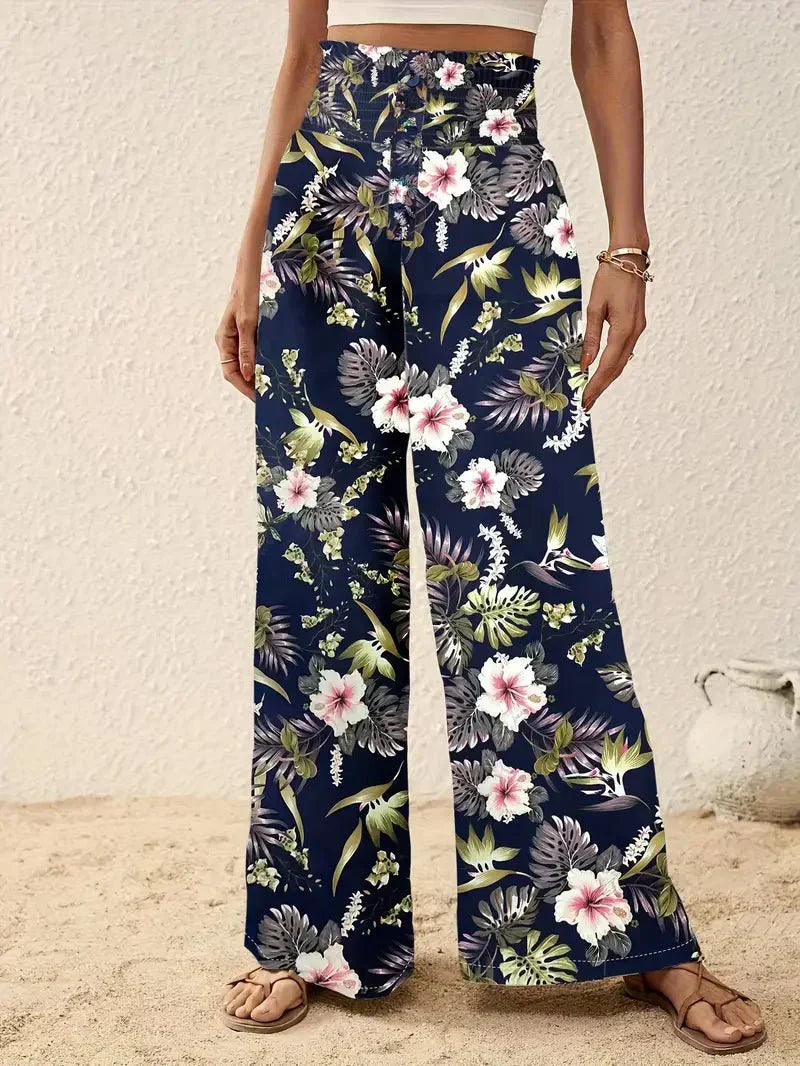 Pantalones Estampados Florales Elegantes Alexa™