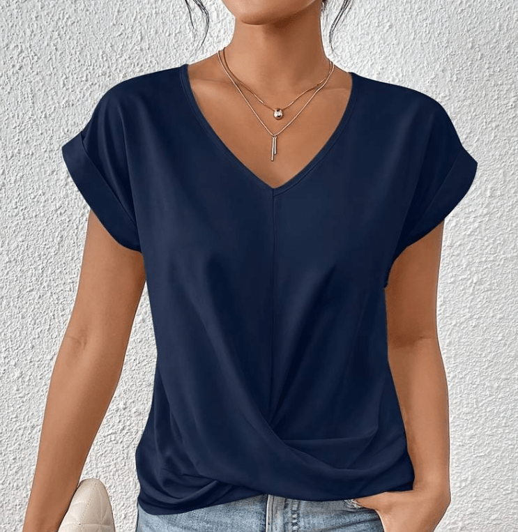 Luna | Top de escote en V con efecto reductor de abdomen