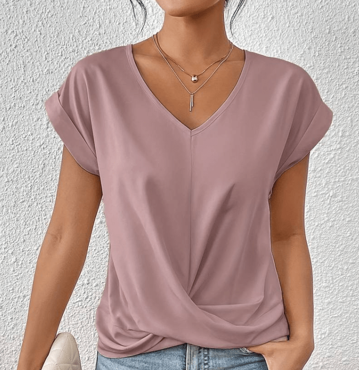 Luna | Top de escote en V con efecto reductor de abdomen