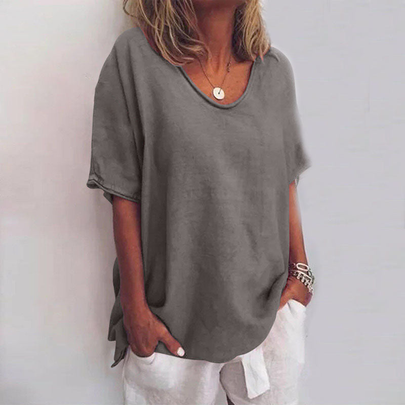 BLUSA DE LINO VERSÁTIL QUINA