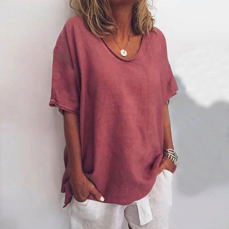BLUSA DE LINO VERSÁTIL QUINA