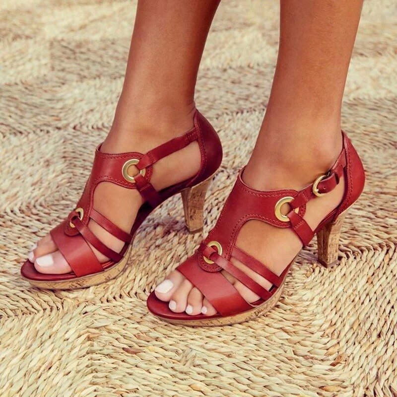 BIANCA | Sandalias con Tacón Estable para Comodidad Refinada y Estilo Versátil