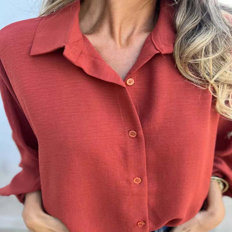 CORNELIA I BLUSA CLÁSICA DE MANGA LARGA