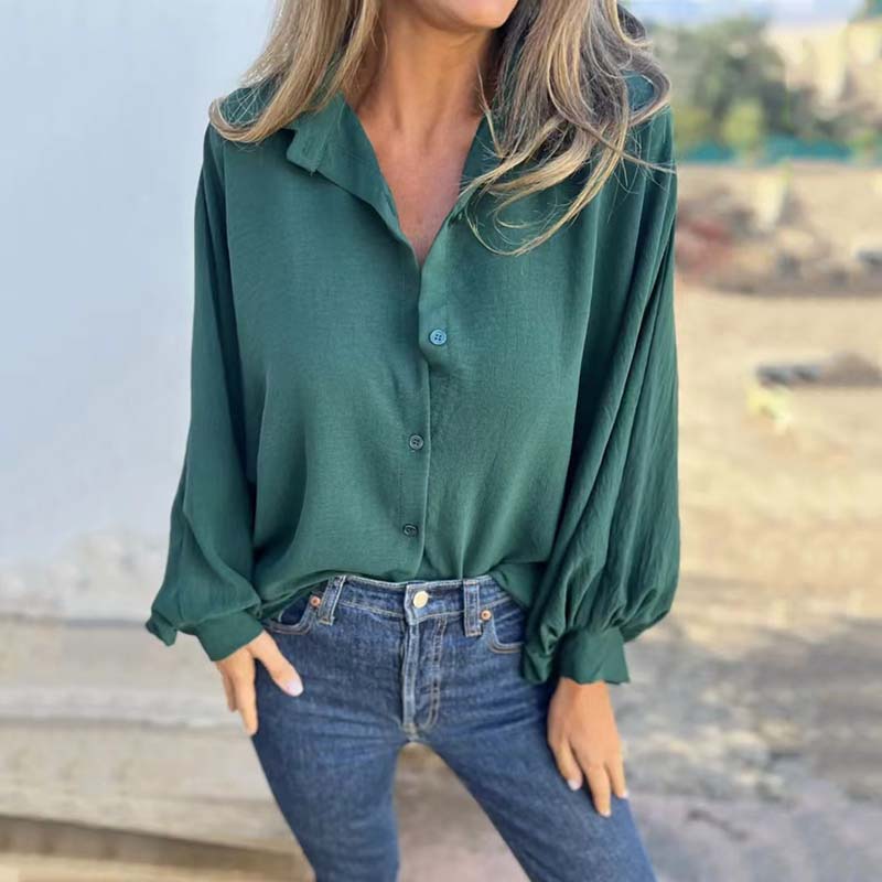 CORNELIA I BLUSA CLÁSICA DE MANGA LARGA