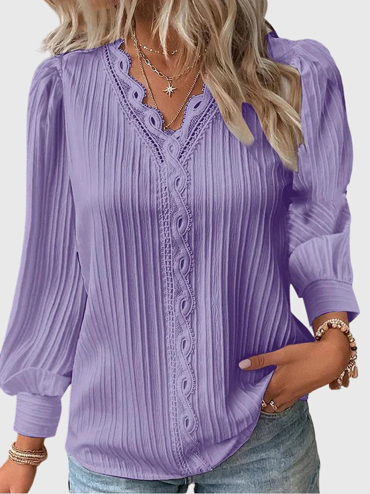 Andrea™ | Blusa de Pullover Elegante