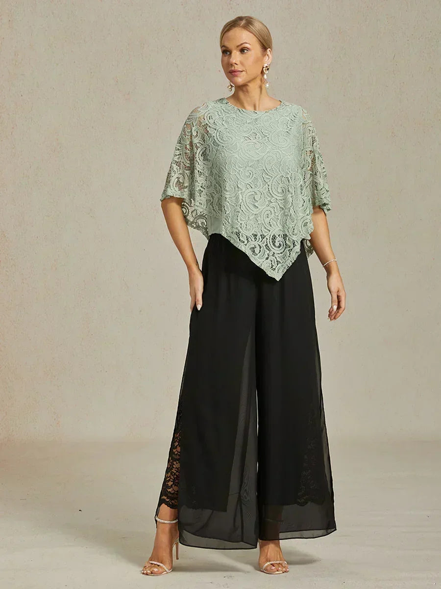 Fluressa | Pantalones de Fluidez con Dobladillo Rendido