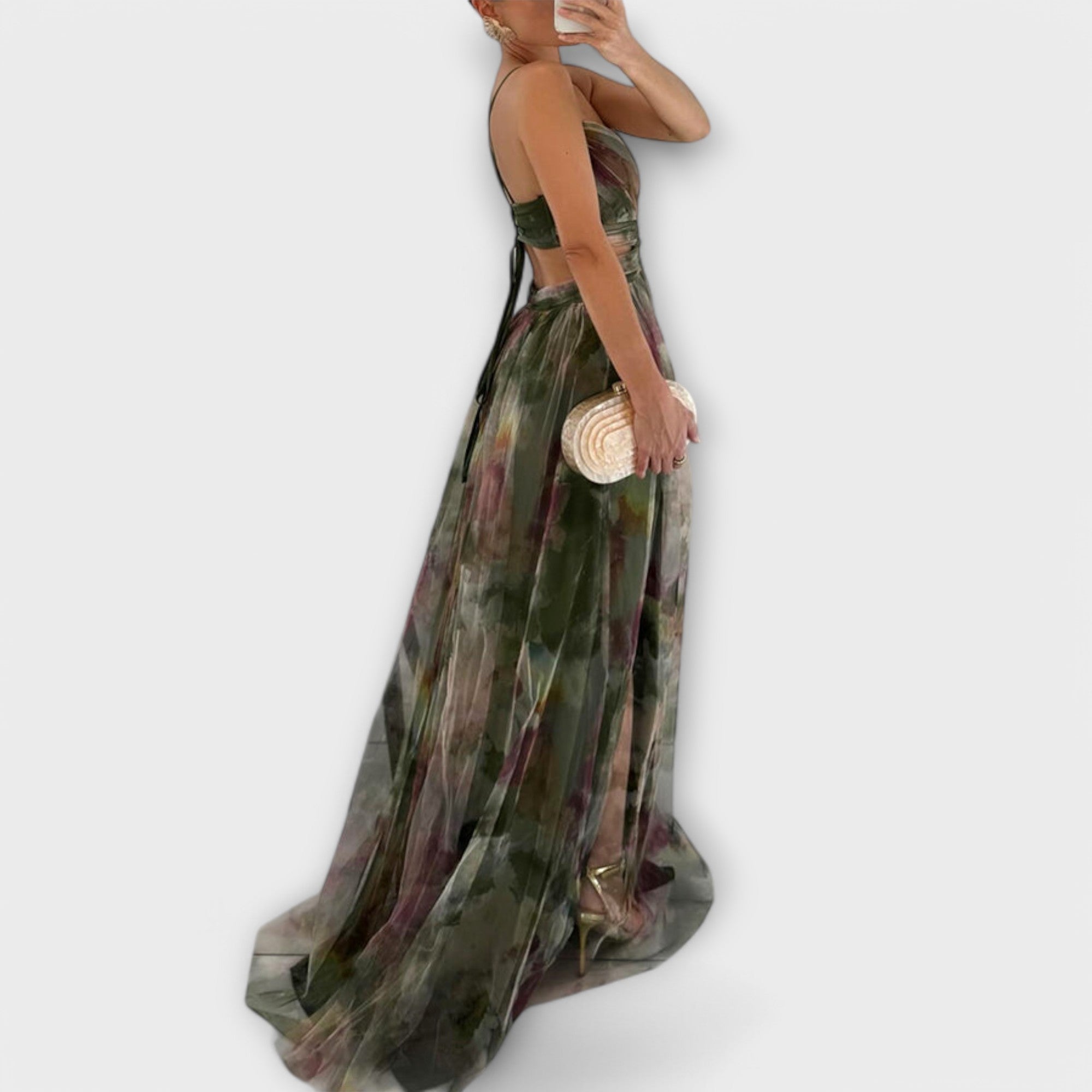 Vestido Maxi Annai en Tejido - Elegante y Modelador