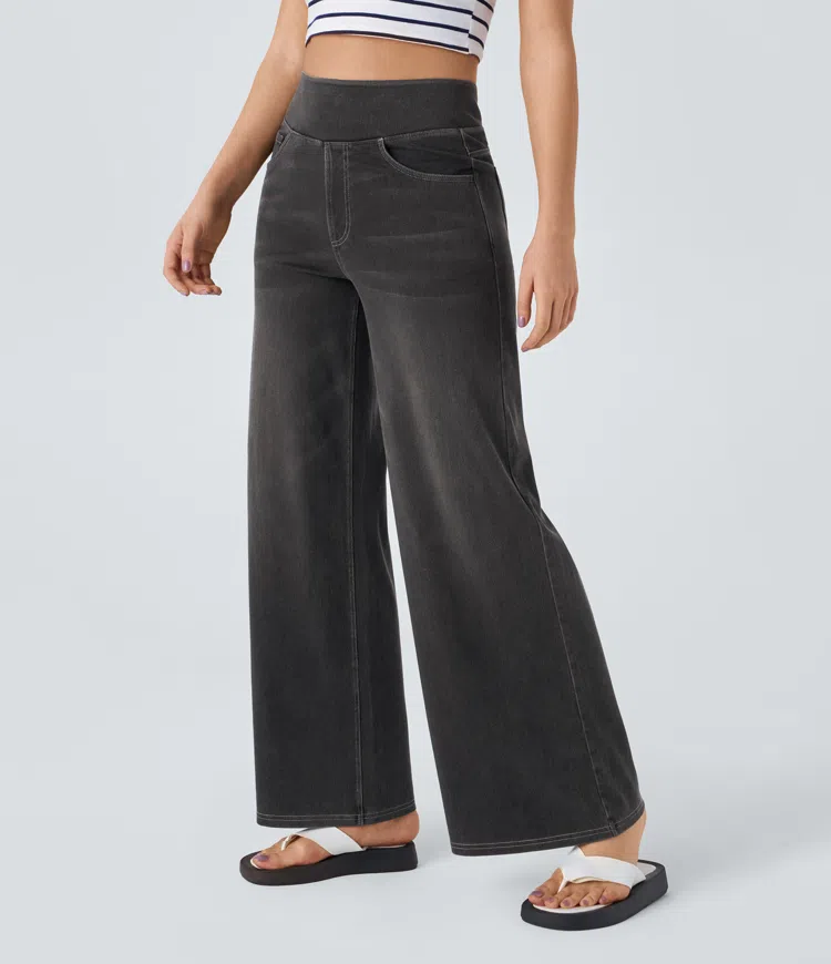 Solène - Jeans de Pierna Ancha Fit Relajado