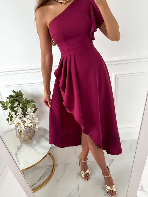 Anne | Elegante Vestido de Un Hombro