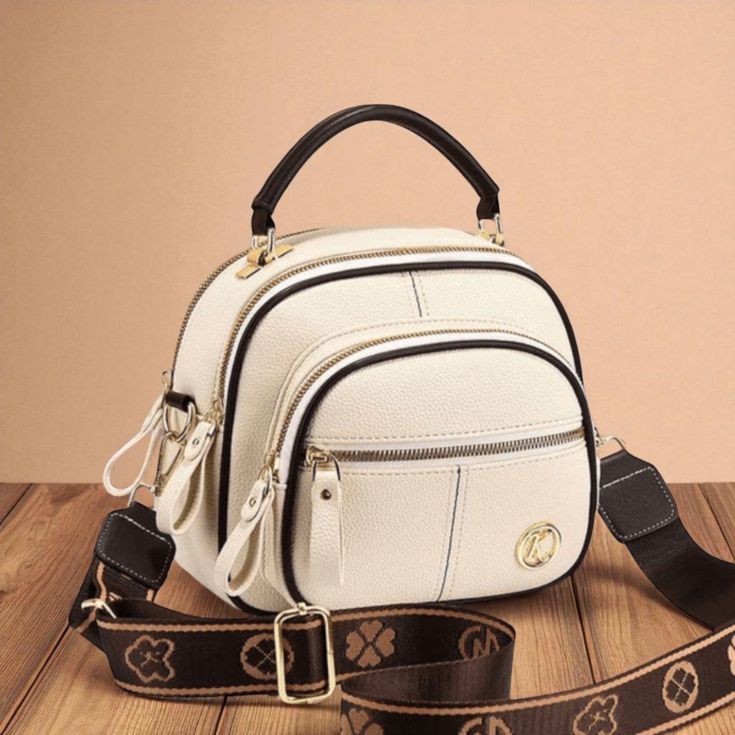 Elegancia atemporal Aya | Bolso de mano elegante con asa