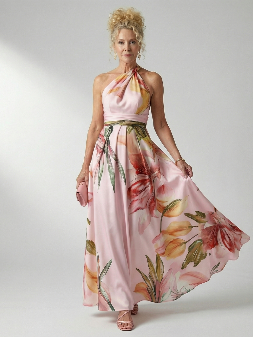 Amiel | Maxi vestido ligero con flores