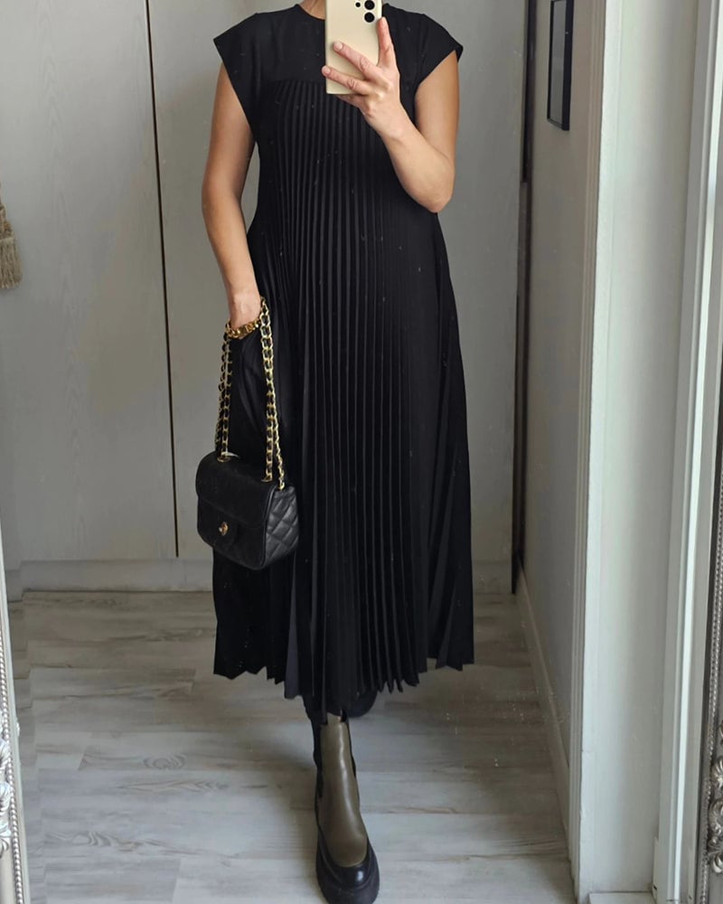 Sophia - Elegante Vestido Maxi Plisado