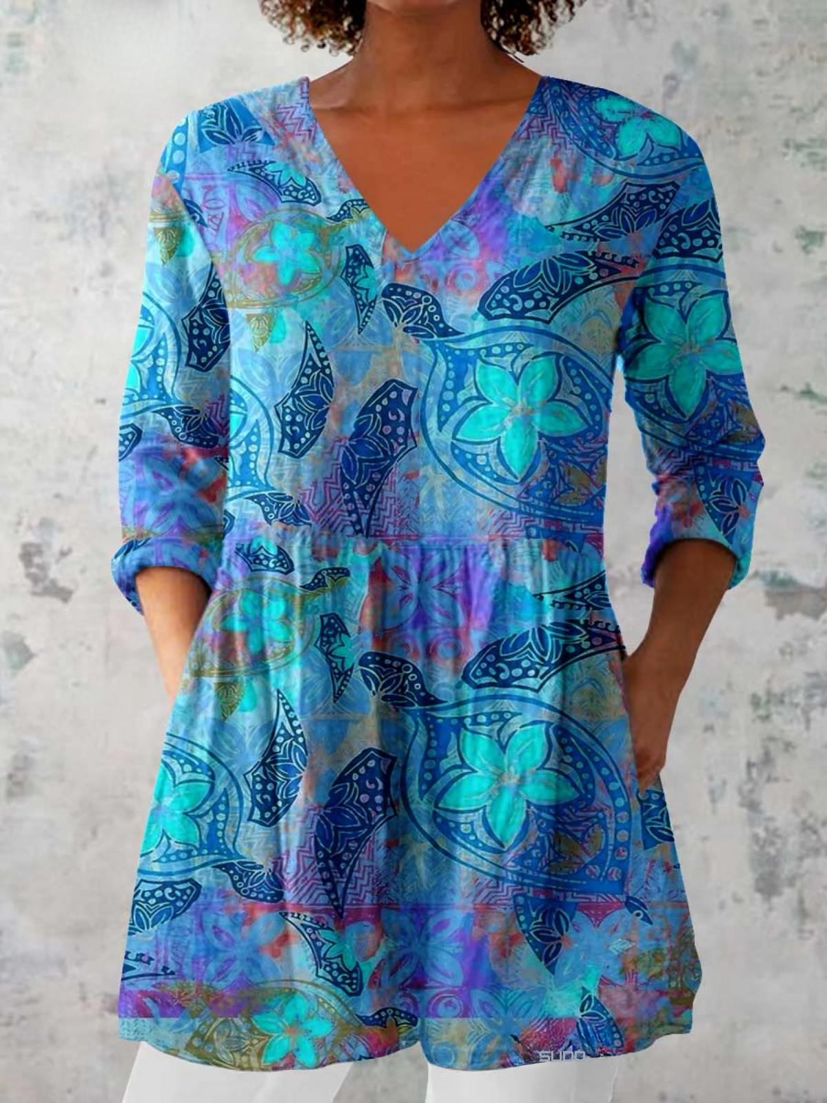 Lilia | Blusa larga de cuello en V