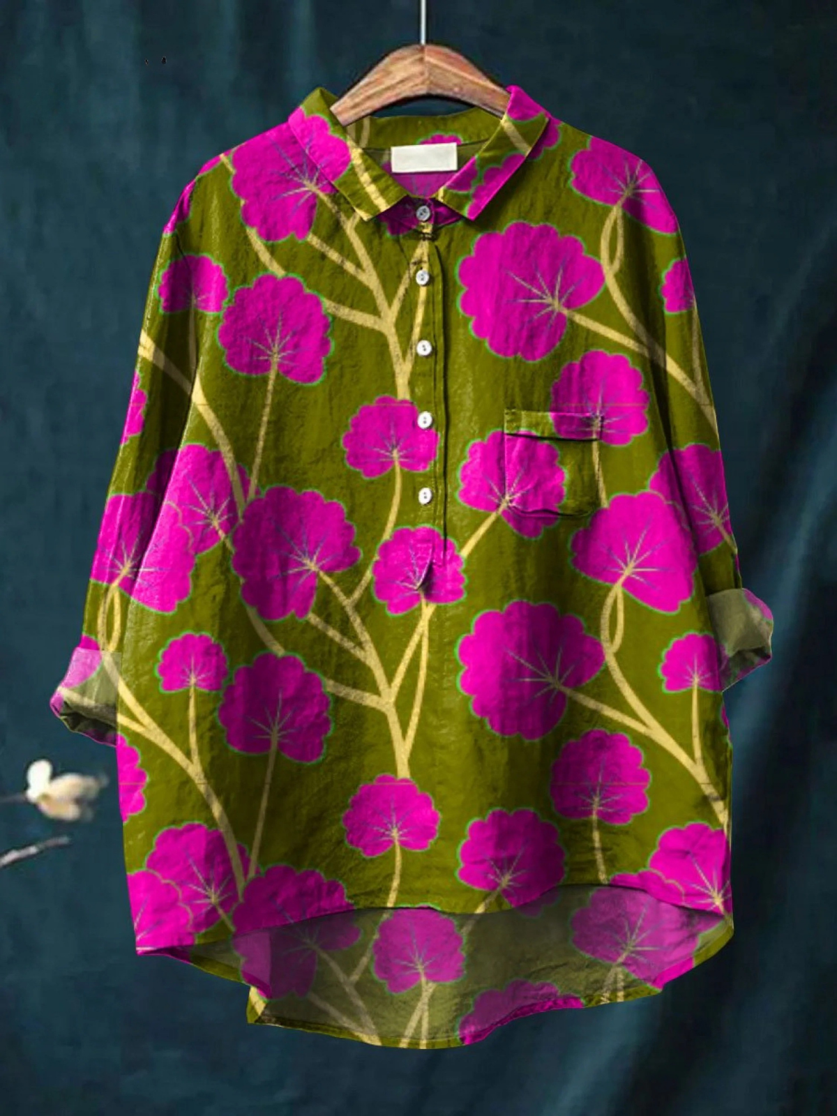 Lauren | Camiseta de arte floral vintage para mujer