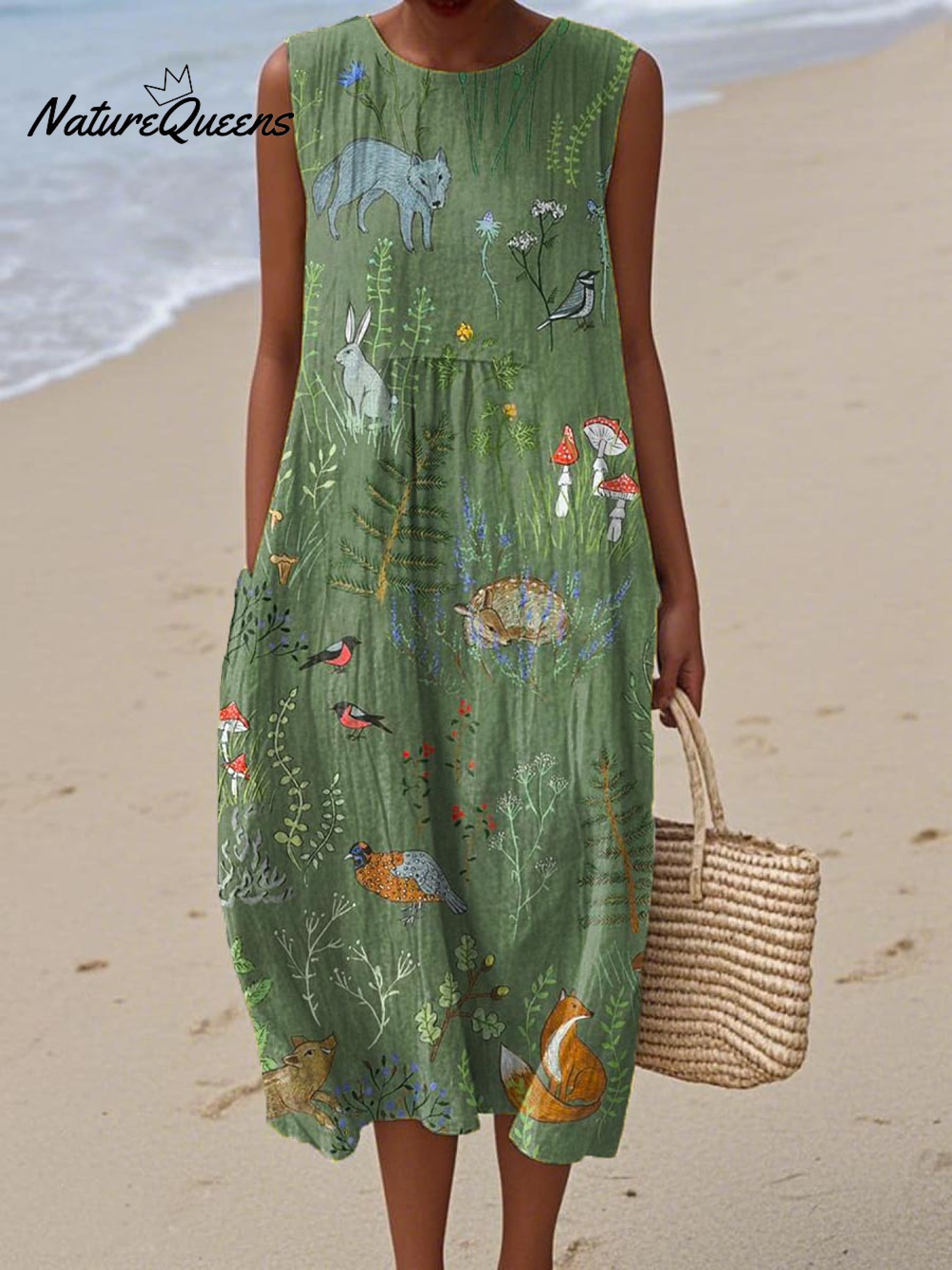 Ninthe - Vestido con Animales del Bosque