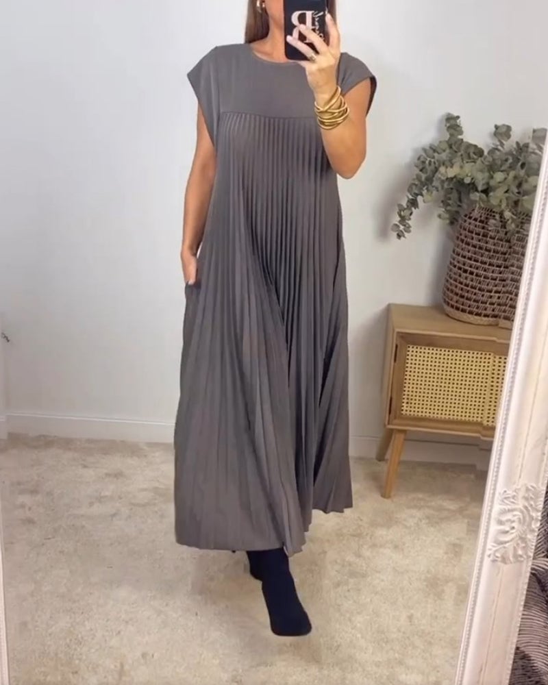Sophia - Elegante Vestido Maxi Plisado