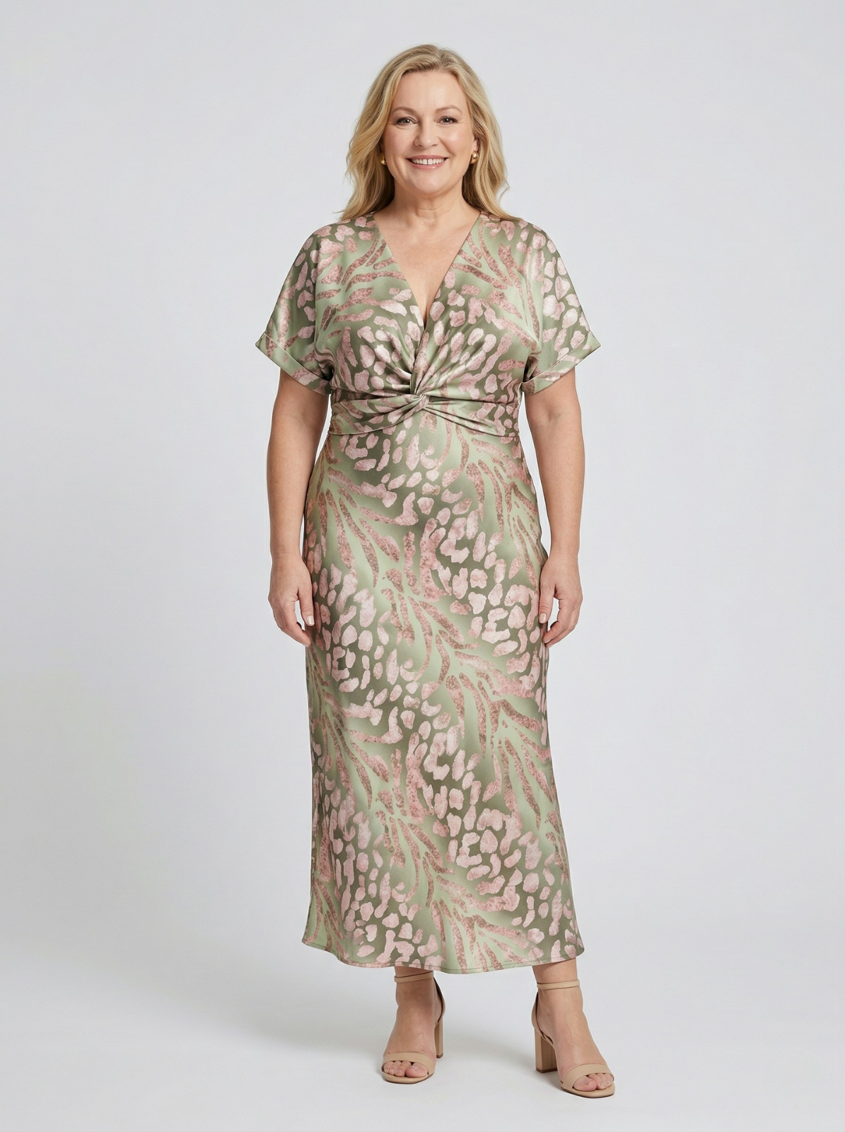 Vestido Midi Bianca de Cobre