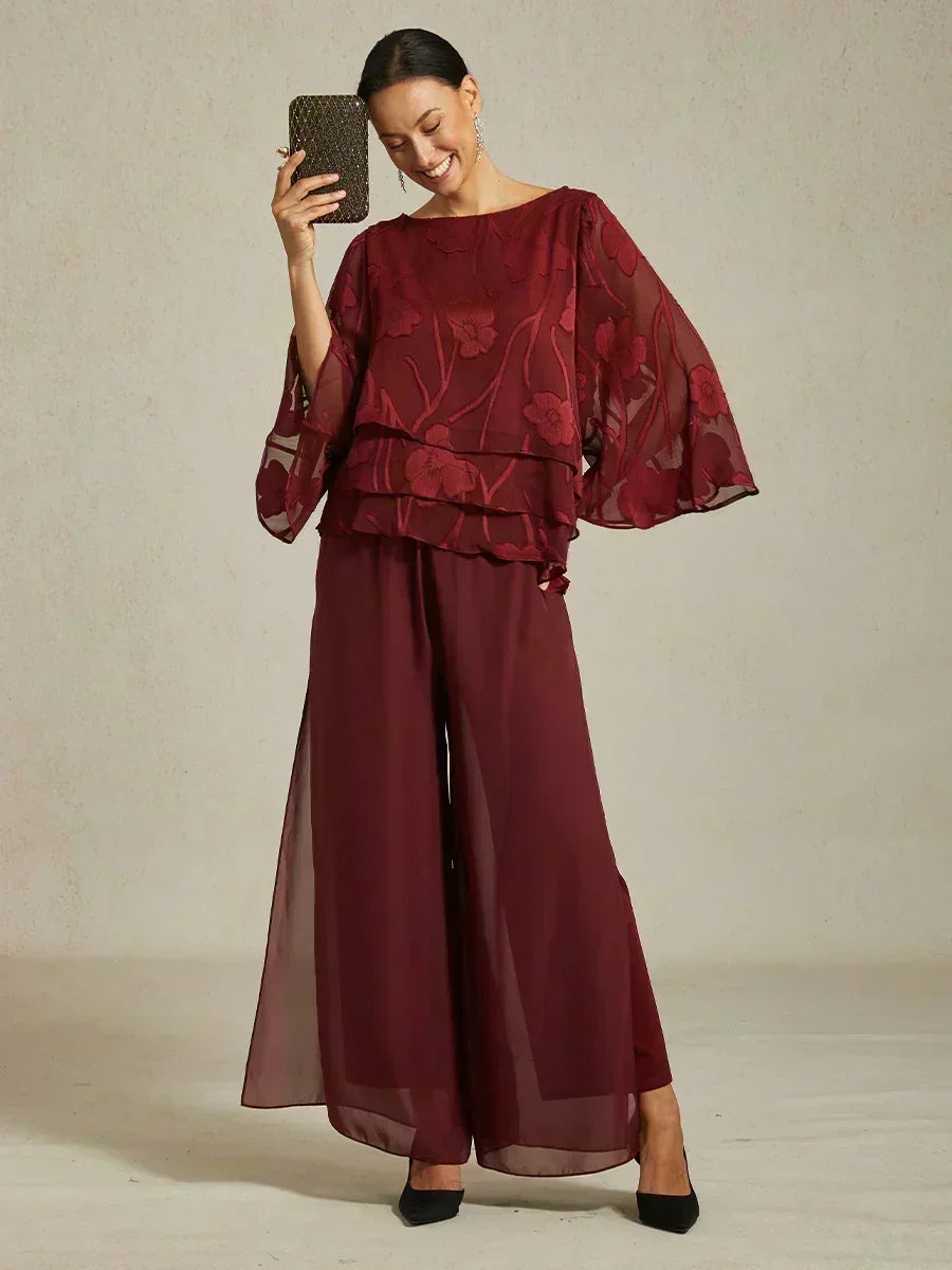 Fluressa | Pantalones de Fluidez con Dobladillo Rendido