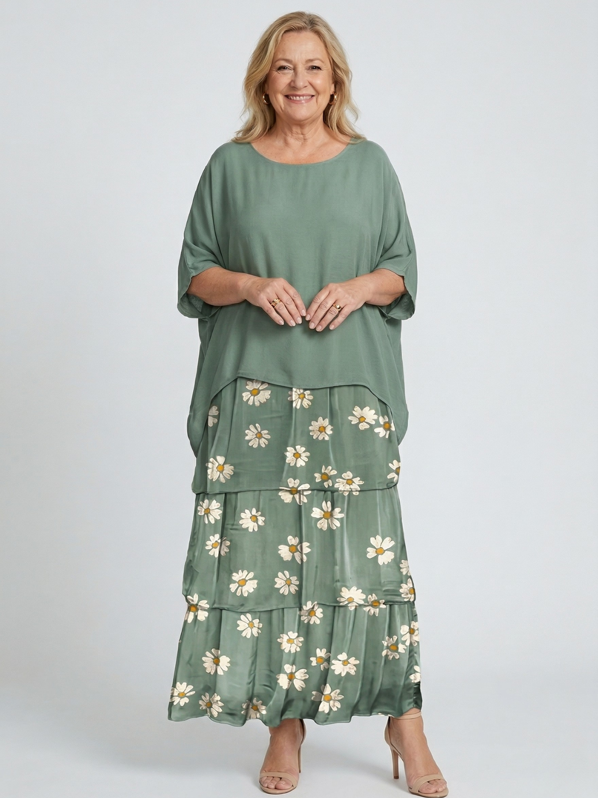Vestido Maxi Fluido Elegante Luna