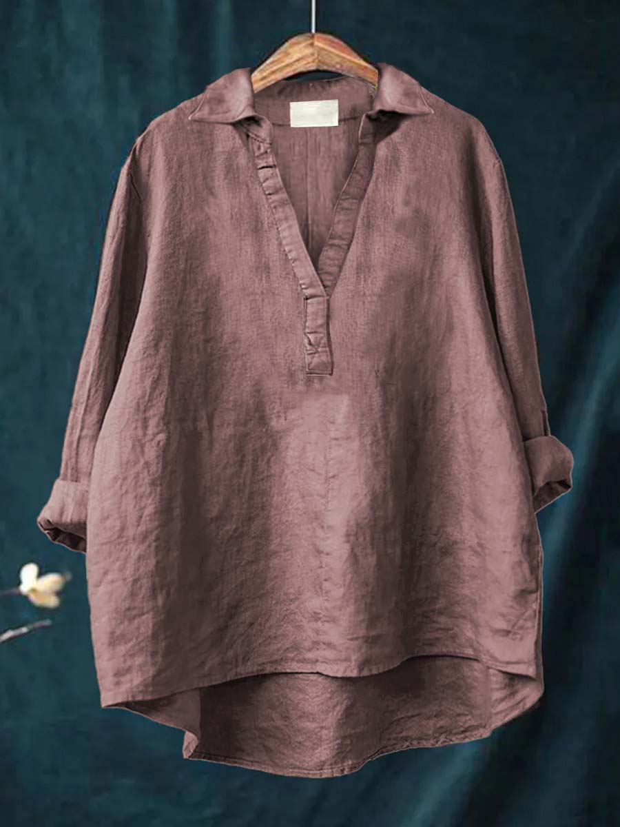 Andrea | Blusa de Verano Elegante de Lino
