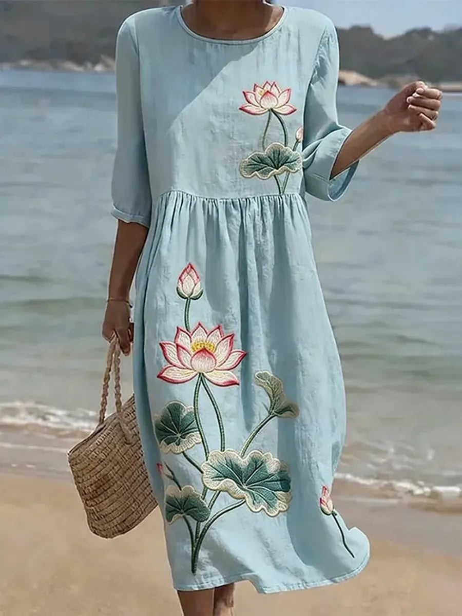 Vanessa - Elegante vestido de flores