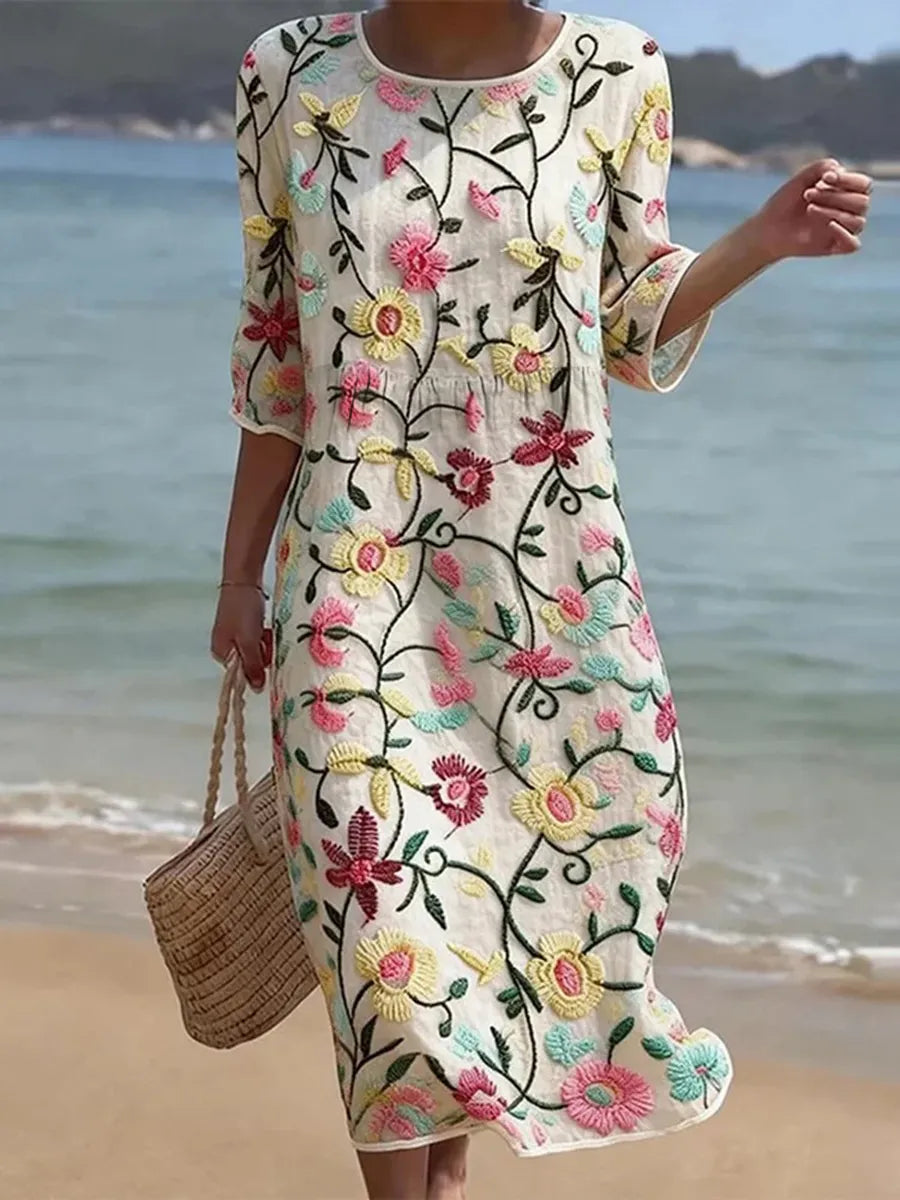 Erica - Elegante vestido de flores