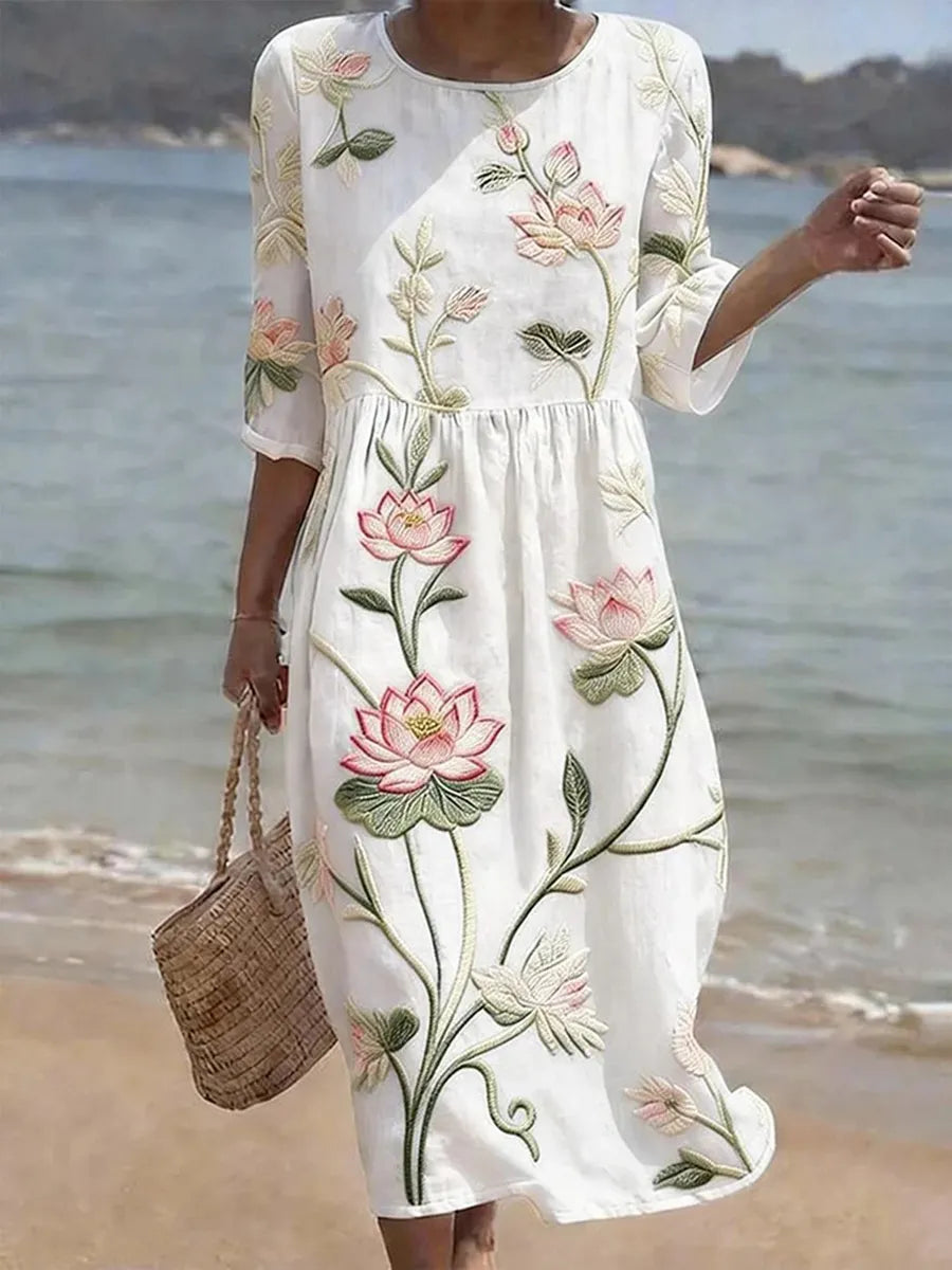 Chloé - Vestido Elegante de Flores
